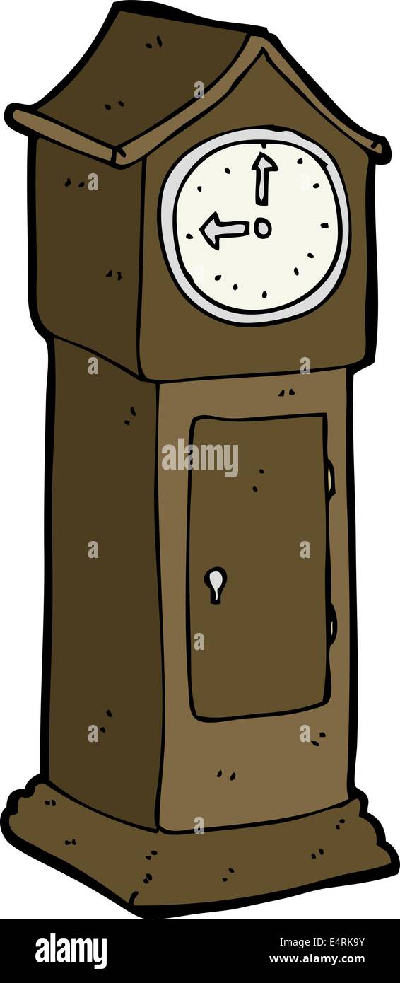 Cartoon grandfather clock hires stock photography and images Alamy