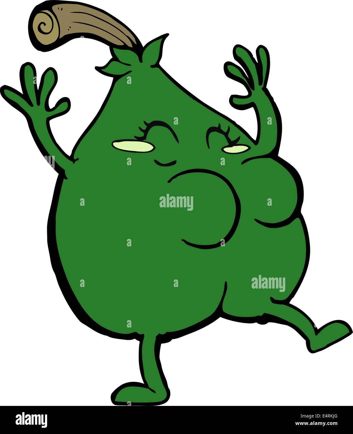 a nice pear cartoon Stock Vector Image & Art - Alamy