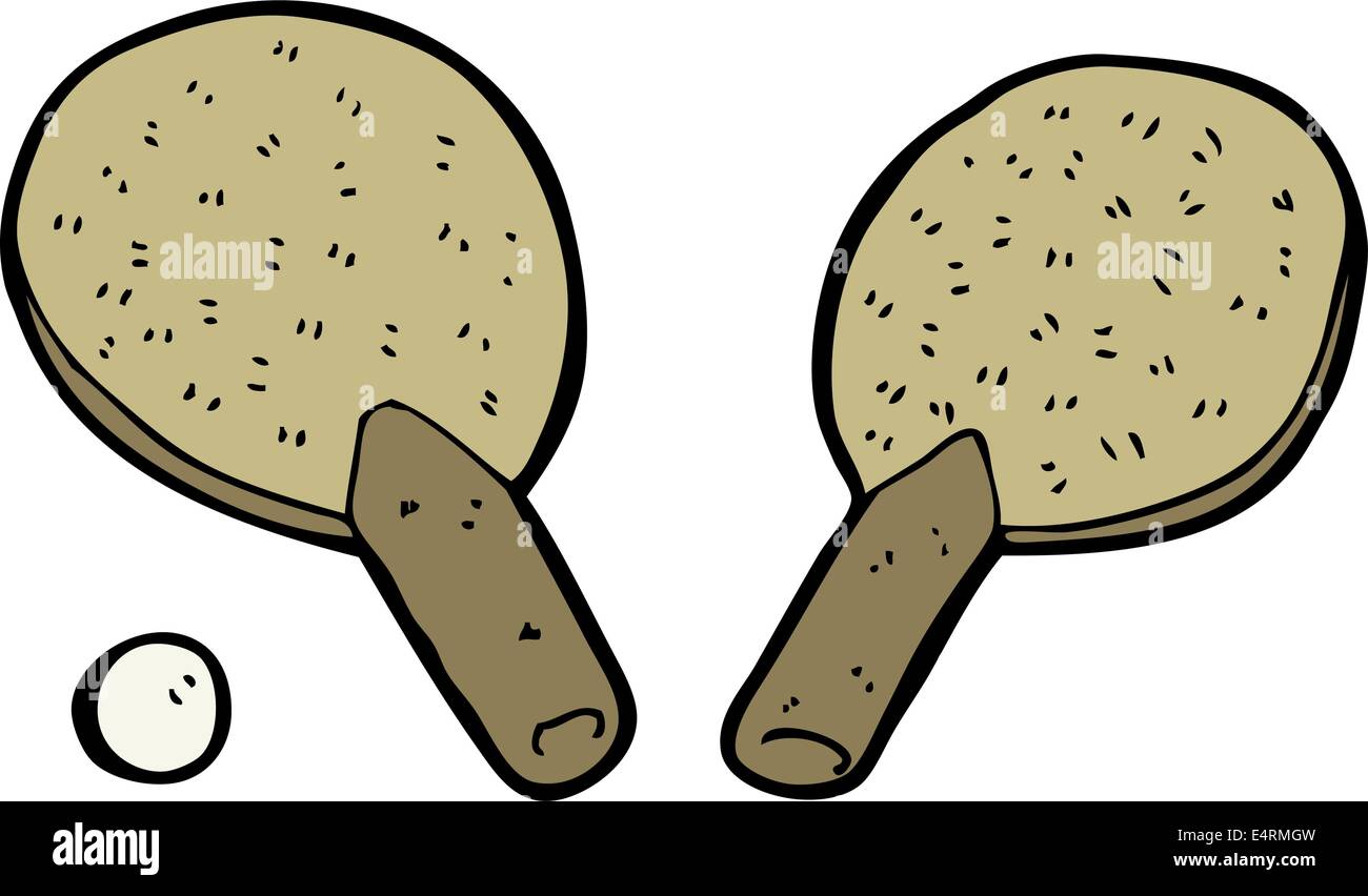 cartoon table tennis bats Stock Vector Image & Art Alamy