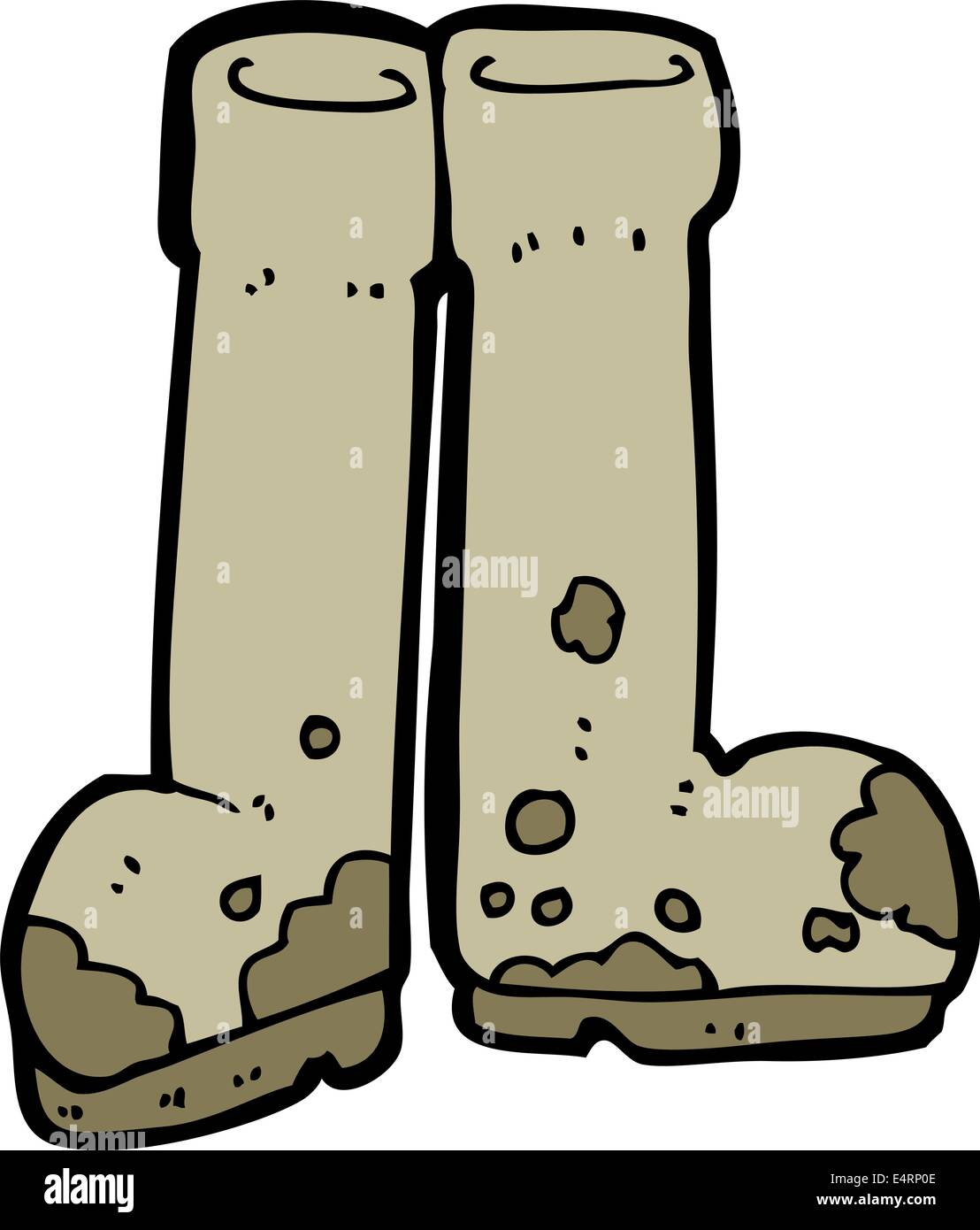 cartoon muddy boots Stock Vector Image & Art Alamy
