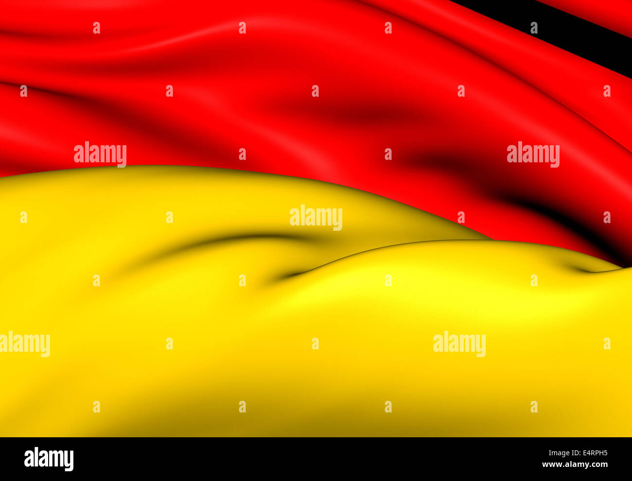 Flag of Pretoria, South Africa. Close Up Stock Photo Alamy