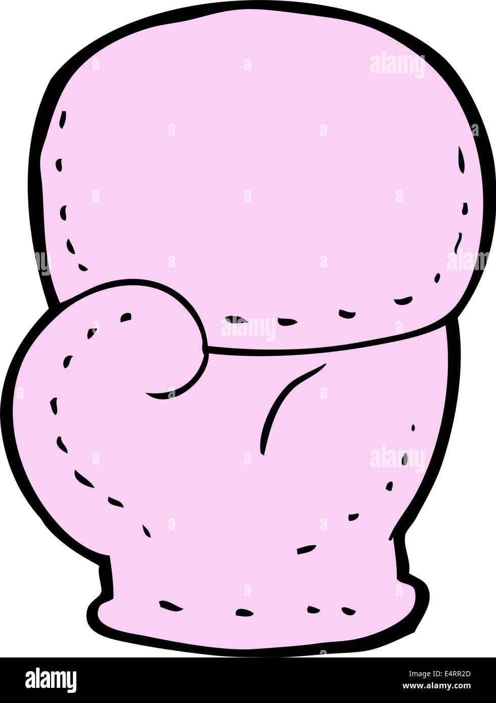 cartoon pink boxing glove Stock Vector Image & Art Alamy