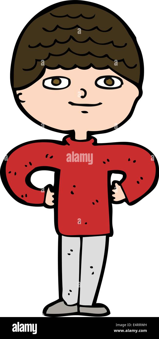 cartoon proud man Stock Vector Image & Art - Alamy