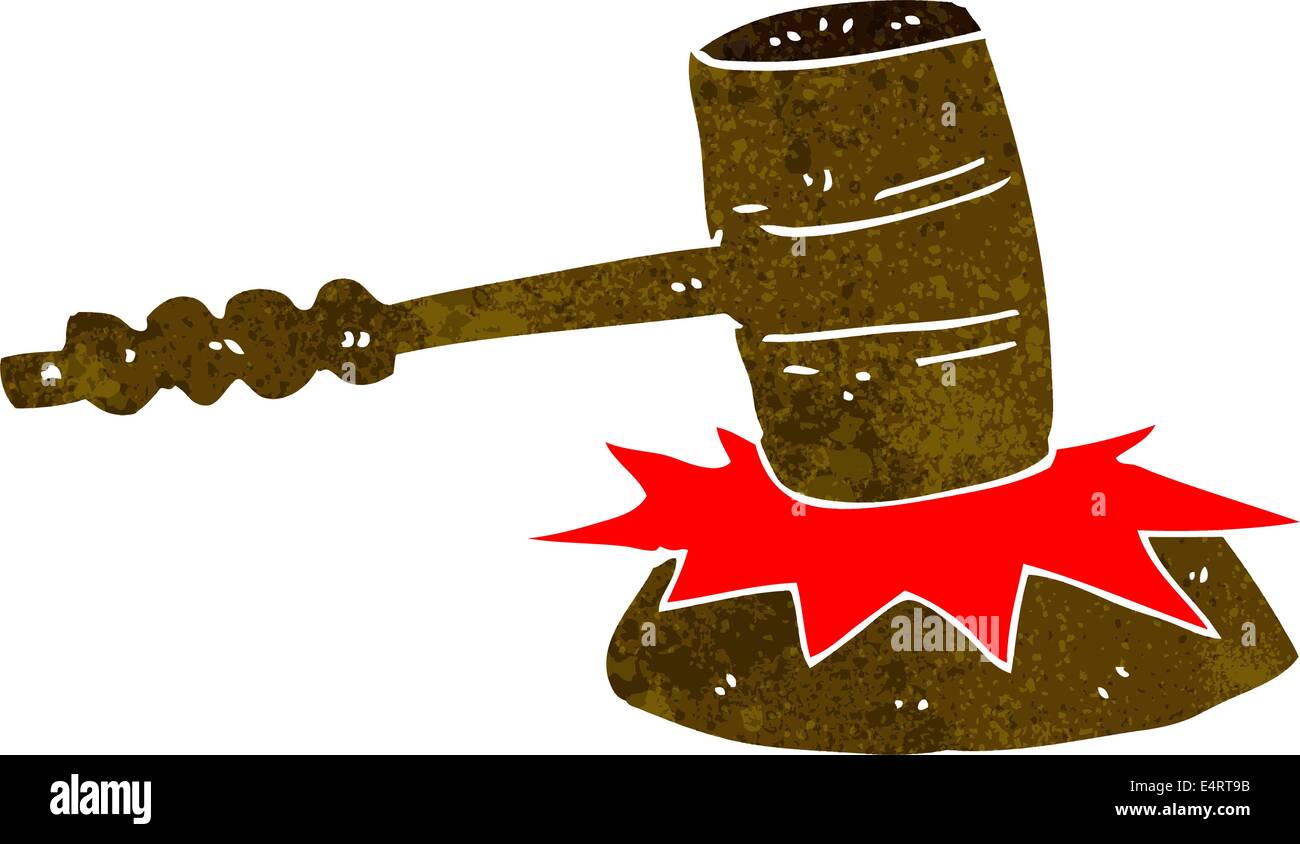 cartoon gavel banging Stock Vector Image & Art Alamy