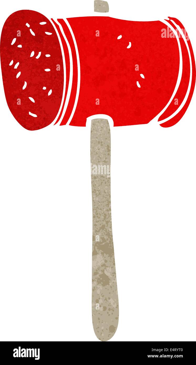 cartoon wooden hammer Stock Vector Image & Art - Alamy