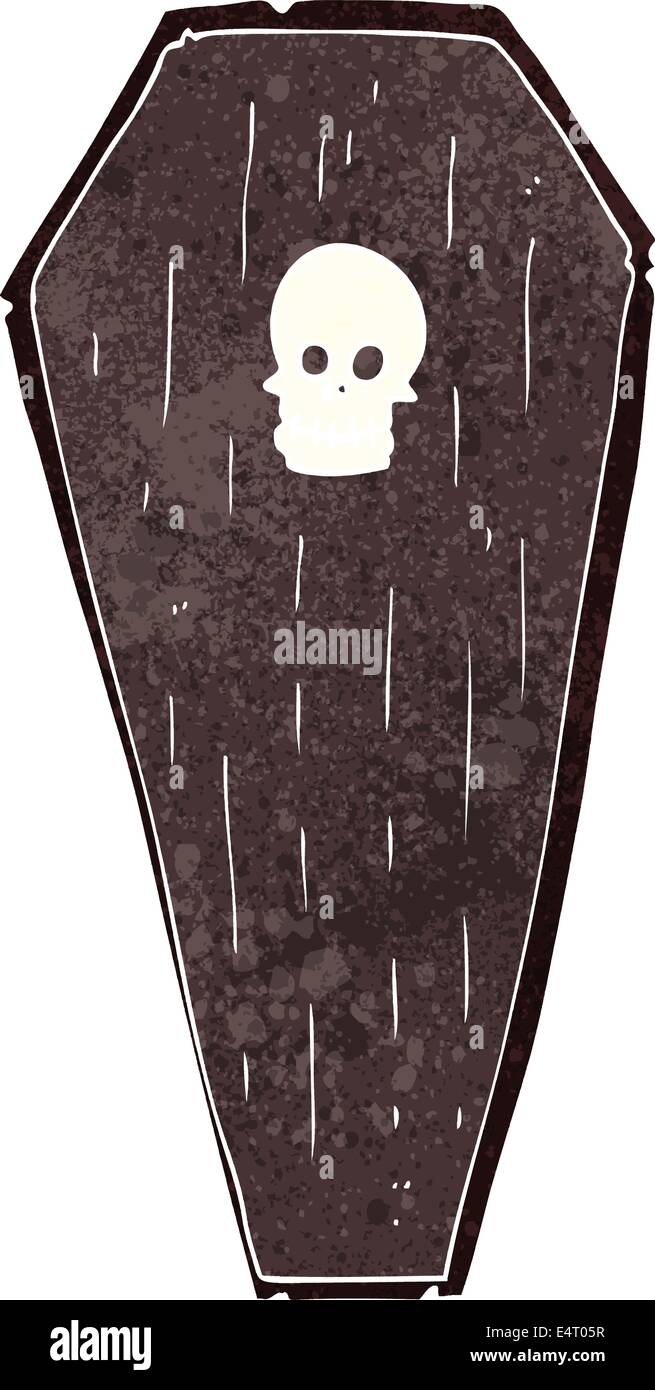 spooky cartoon coffin Stock Vector Image & Art - Alamy