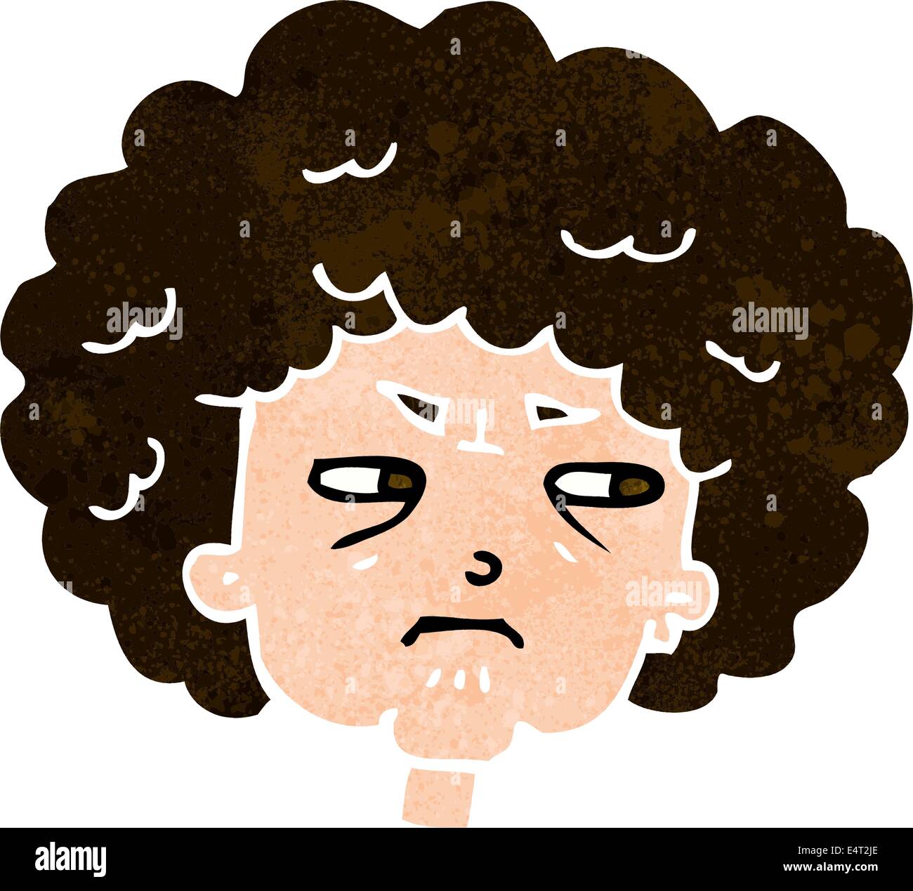 Cartoon bitter old woman hi-res stock photography and images - Alamy