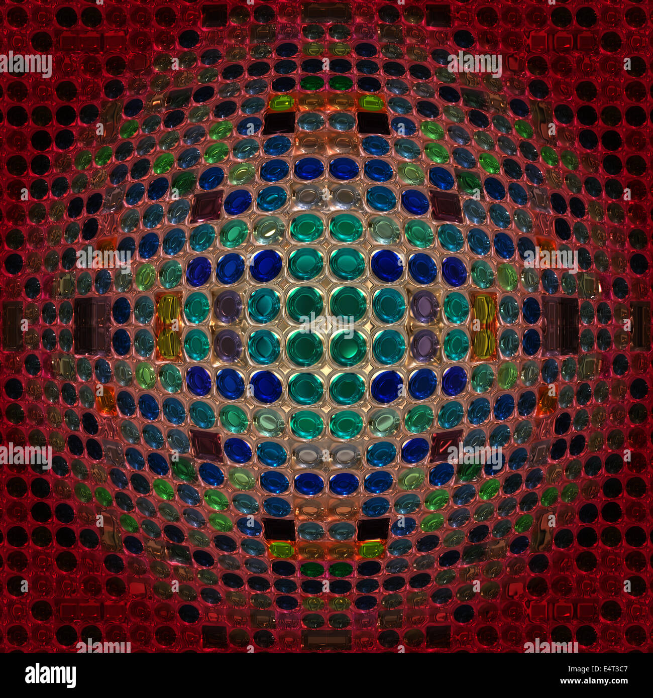 Wonderful abstract illustrated glass pattern Stock Photo - Alamy