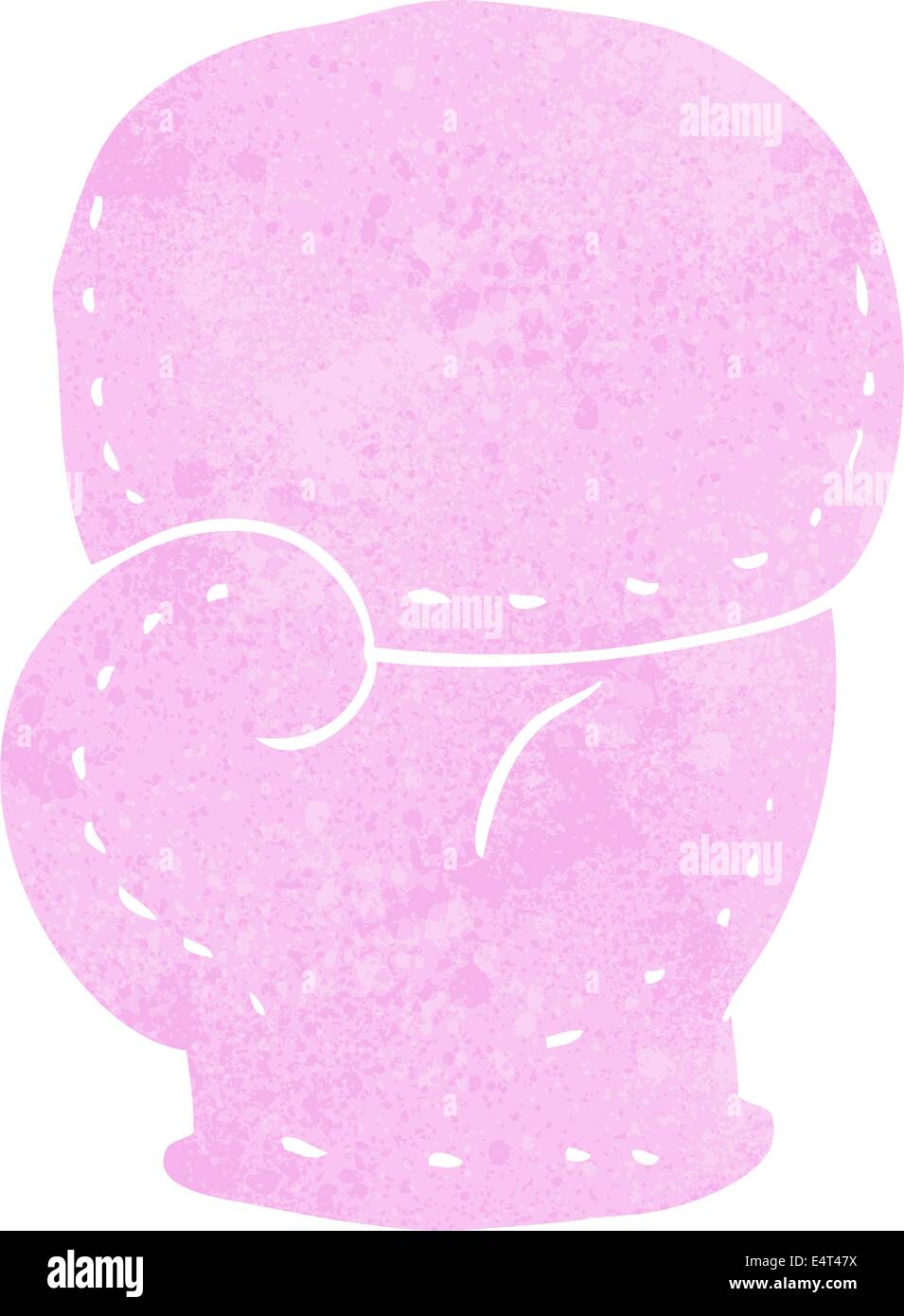 cartoon pink boxing glove Stock Vector Image & Art Alamy