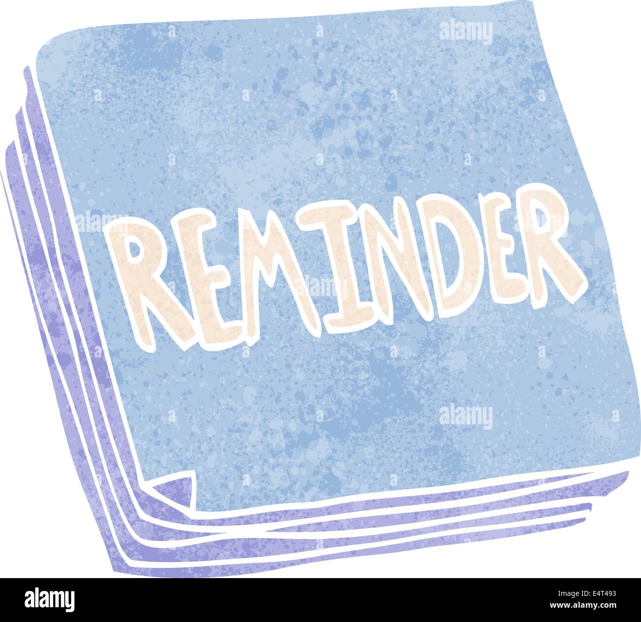 Cartoon reminder notes hires stock photography and images Alamy