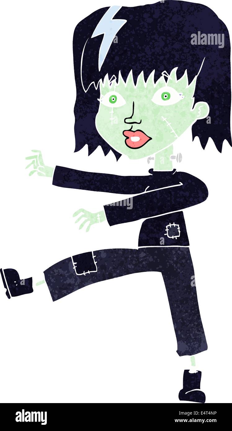 cartoon zombie girl Stock Vector Image & Art Alamy