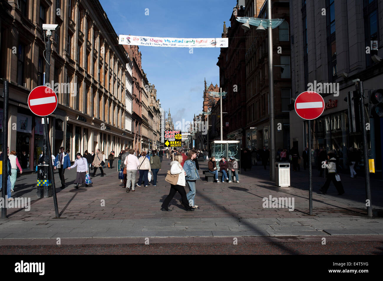 Glasgow City Centre Stock Photo