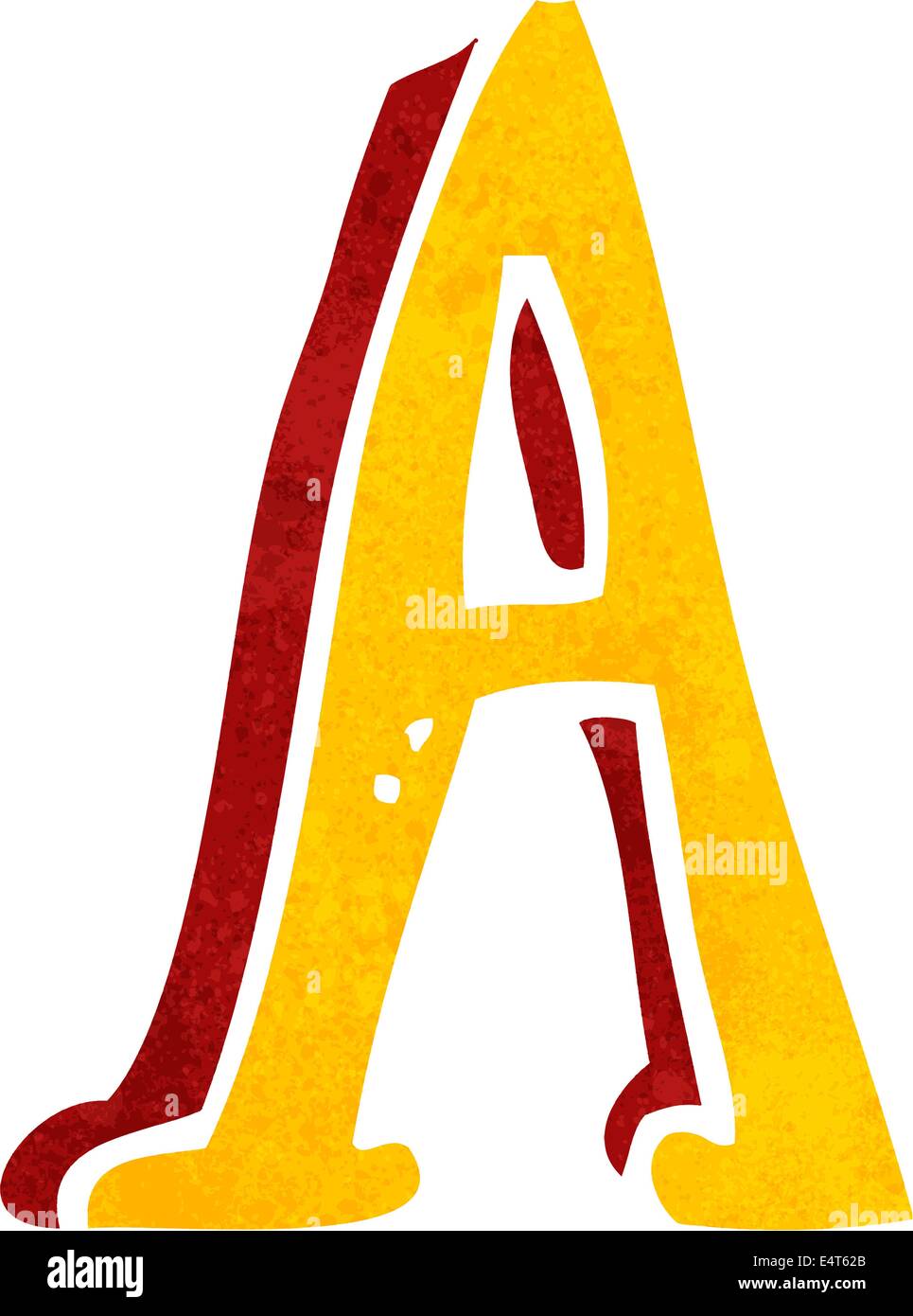 cartoon letter A Stock Vector Image & Art - Alamy