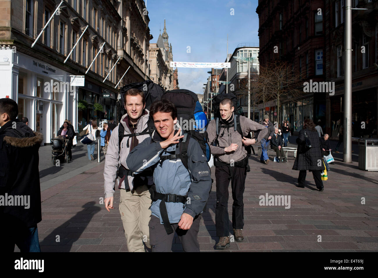 Glasgow City Centre Stock Photo