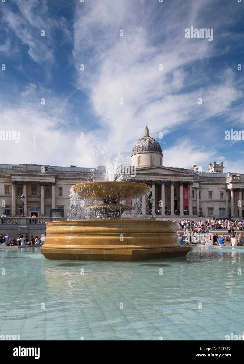 UK, England, London, Trafalgar square Stock Photo