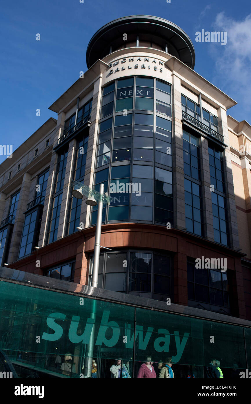 Areas of Glasgow City Centre in Summer Stock Photo Alamy