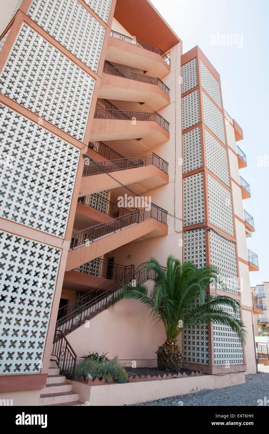 modern building with very long ladders Stock Photo - Alamy