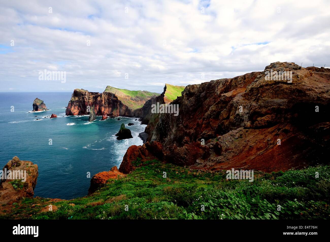 Volcanic Cost Line Stock Photo - Alamy