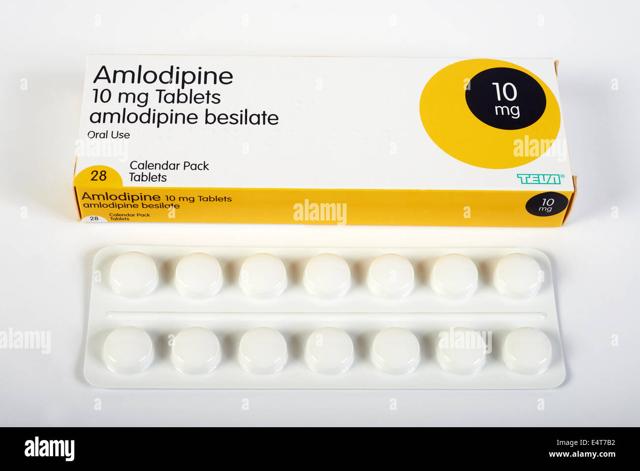 Teva Amlodipine besilate Stock Photo - Alamy