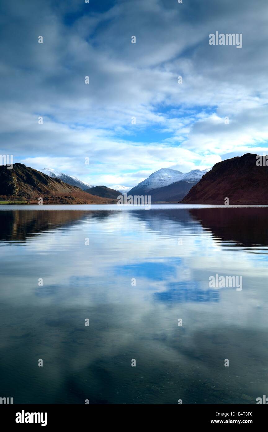 Reflections on Ennerdale Stock Photo