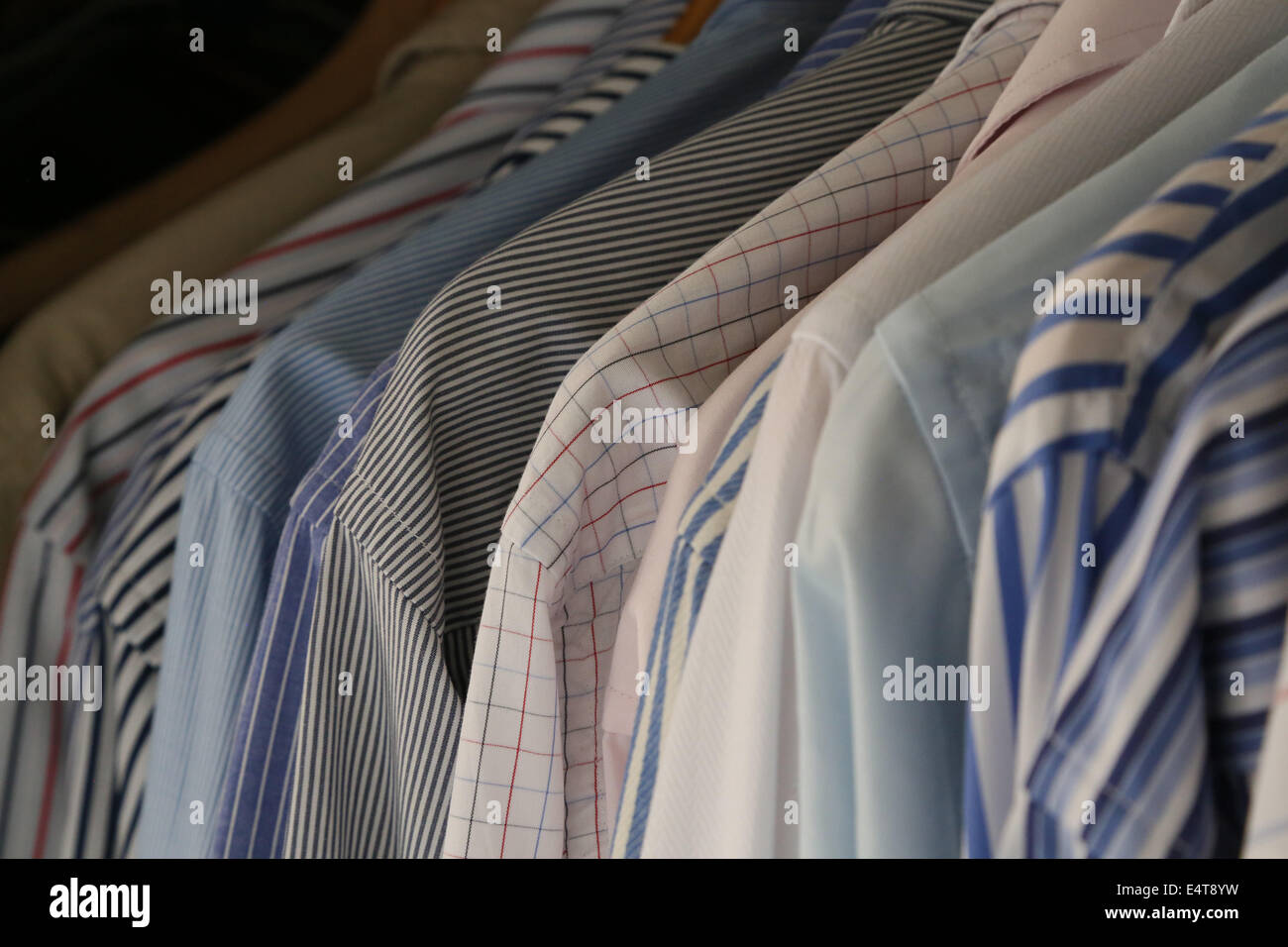 Row of shirts hi-res stock photography and images - Alamy