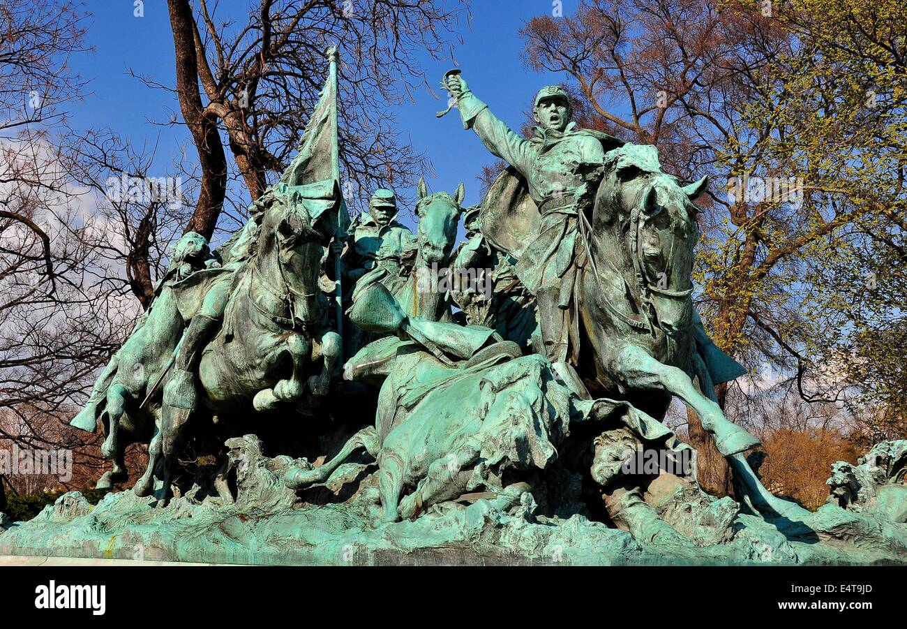 Washington, DC Heroic Civil War sculptures form part of the Ulysses S