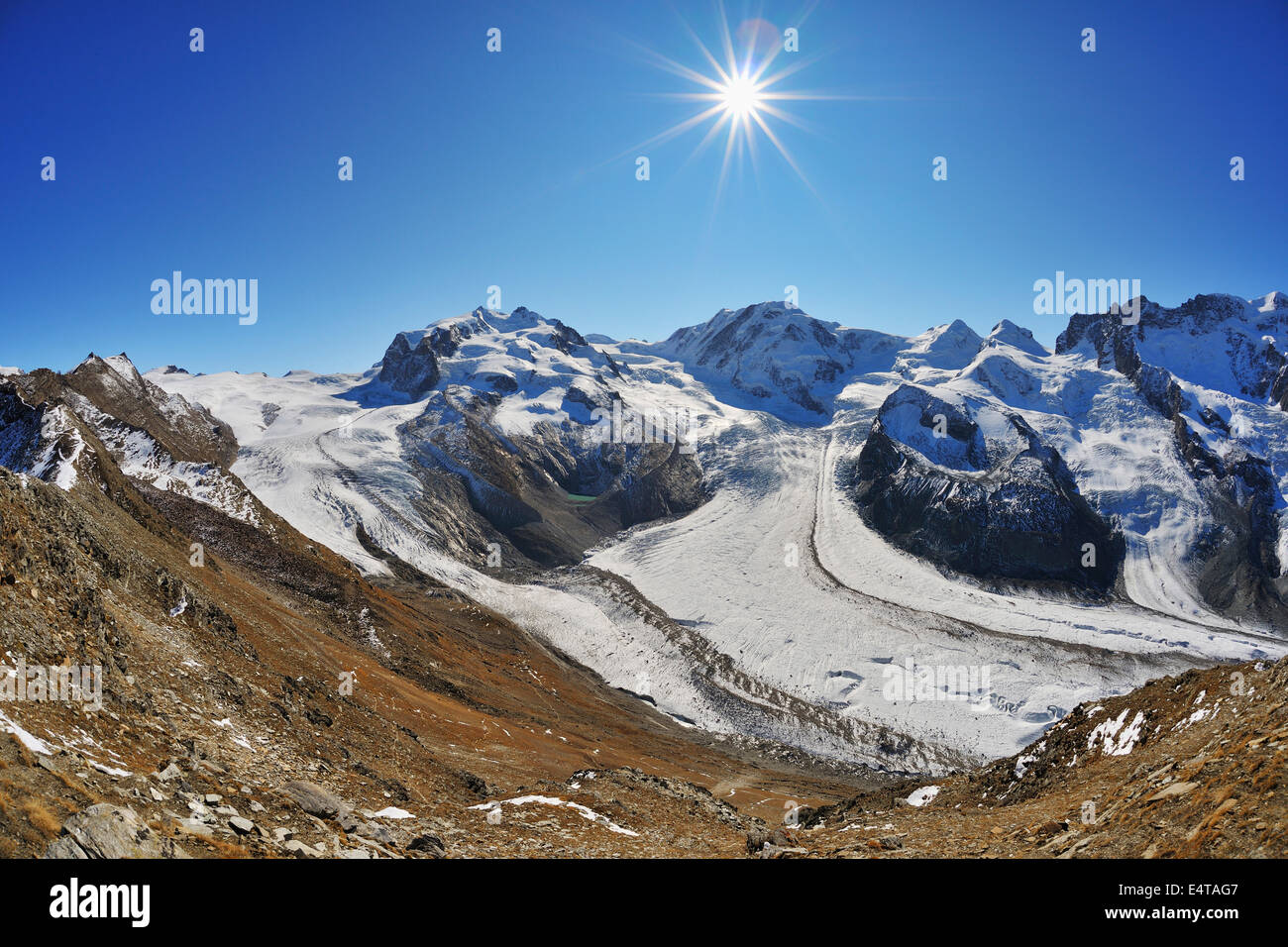 Monte rosa mountain range hi-res stock photography and images - Alamy