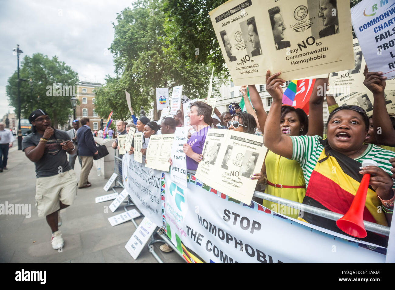 Commonwealth Games Protested Edwin sesange hi-res stock photography and images - Alamy