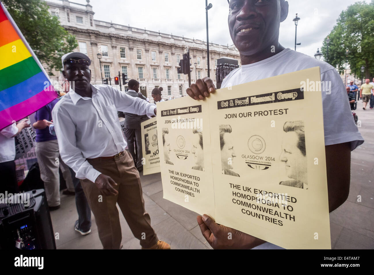 Commonwealth Games Protested London commonwealth games hi-res stock photography and images - Alamy