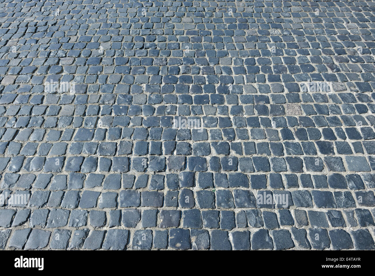 Cobblestones, Augsburg, Swabia, Bavaria, Germany Stock Photo