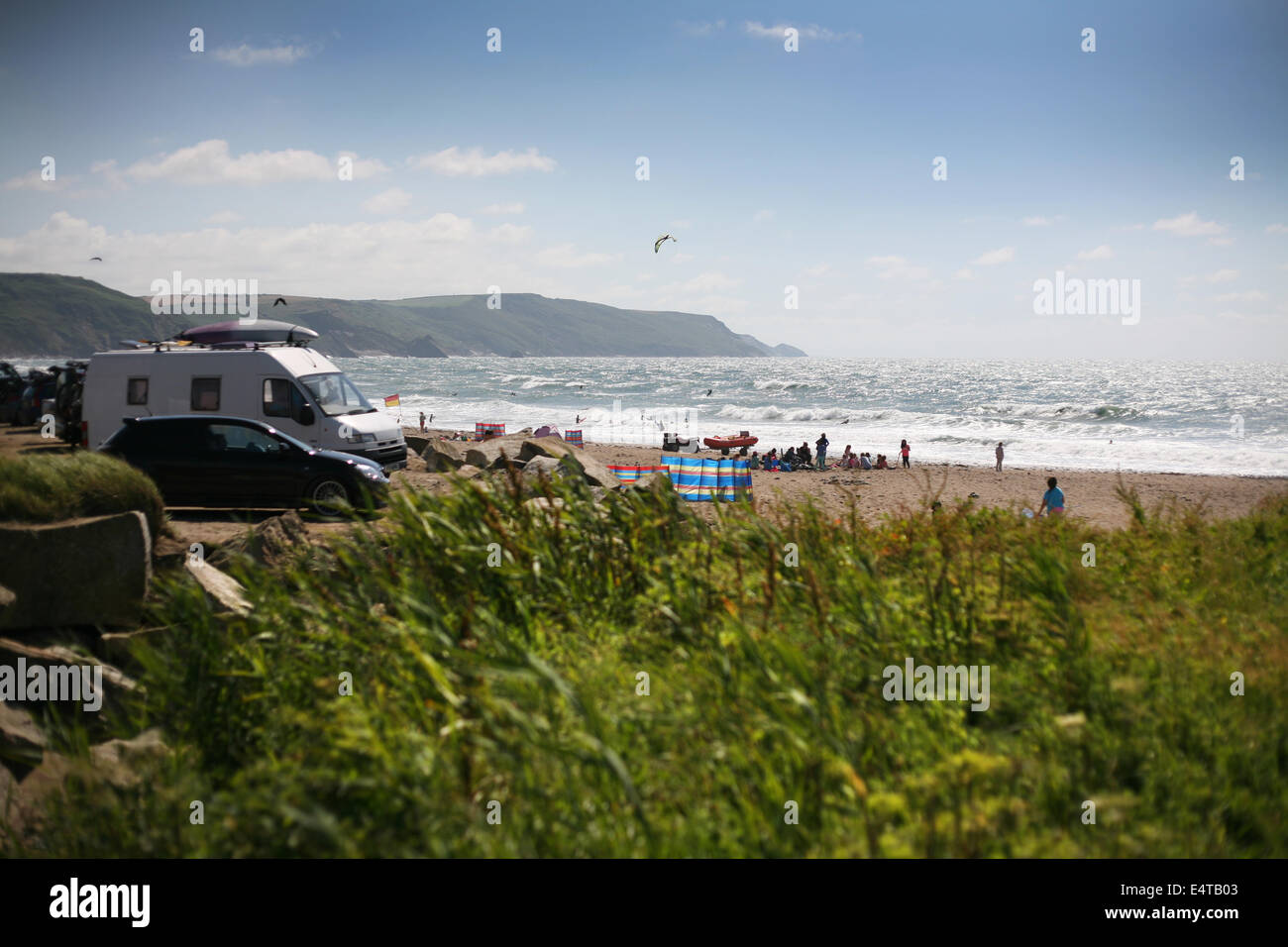 Widemouth Bay, near bude, cornwall Stock Photo - Alamy