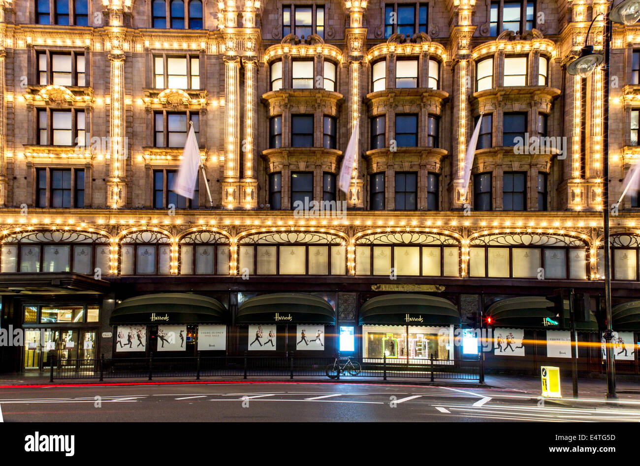 Harrods Knightsbridge London UK Stock Photo Alamy