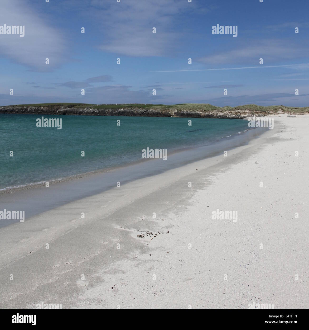 Breckon Sands Yell Shetland Scotland  June 2014 Stock Photo