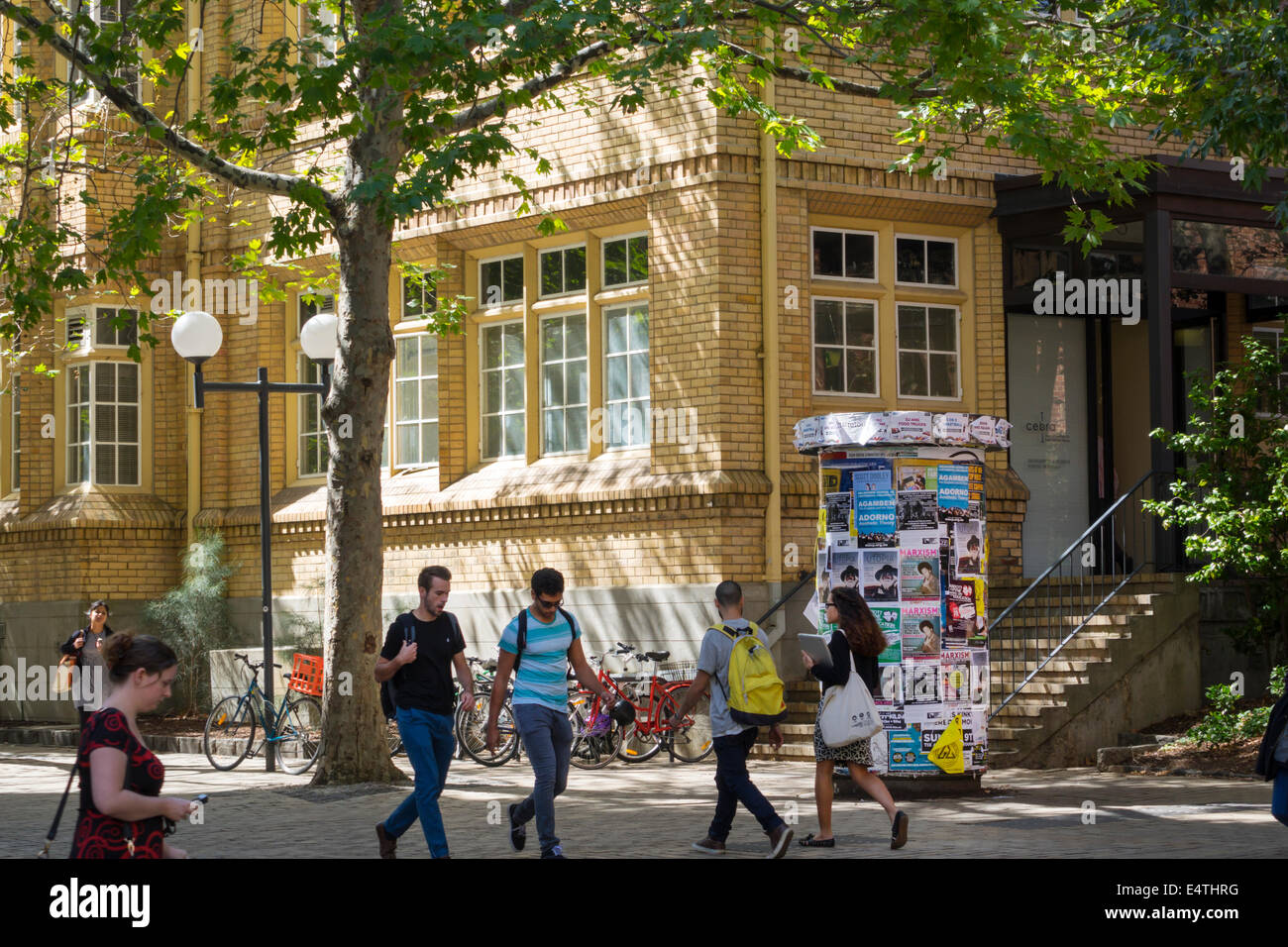 Melbourne Australia,Carlton,Parkville,University of Melbourne,campus,school,student students man men male,woman female women,boy boys,kid kids child c Stock Photo