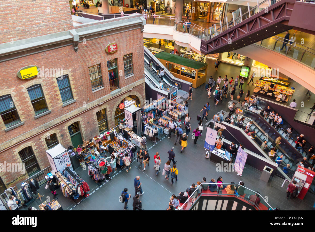 Melbourne Central Shopping Stock Photos & Melbourne Central Shopping