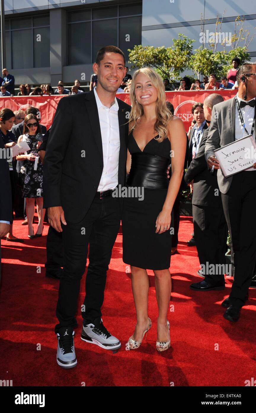 Los Angeles, CA, USA. 16th July, 2014. Clint Dempsey at arrivals for The 2014 ESPYS - Arrivals, Nokia Theatre L.A. LIVE, Los Angeles, CA July 16, 2014. Credit:  Elizabeth Goodenough/Everett Collection/Alamy Live News Stock Photo