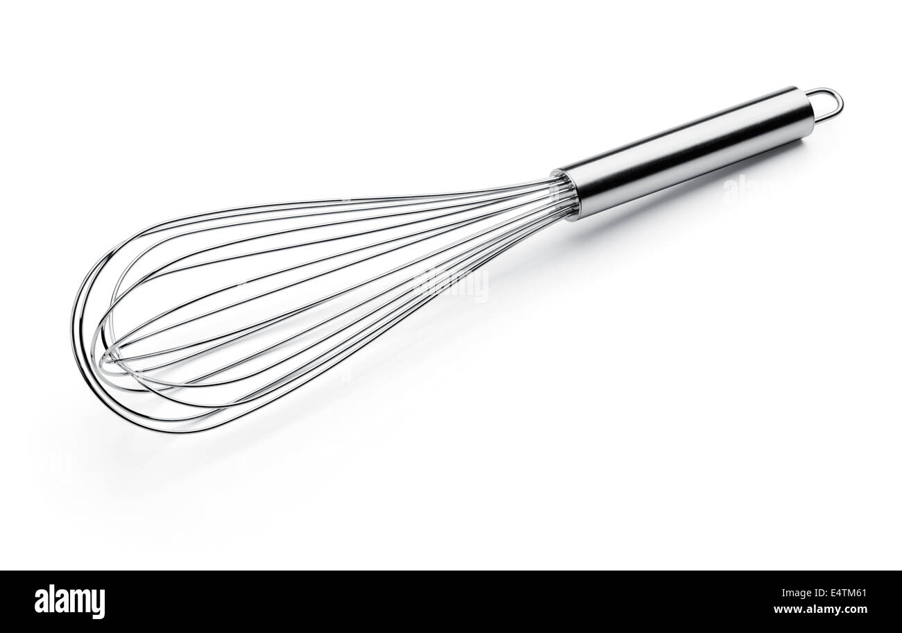 whisk or egg beater isolated on white Stock Photo Alamy