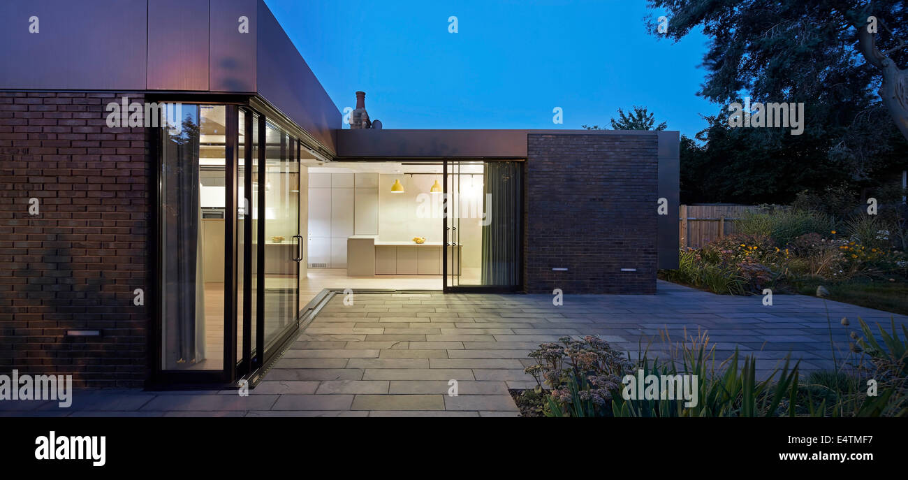 Townley Road Private Home, London, United Kingdom. Architect: Glas Architects + Designers, 2013. Stock Photo