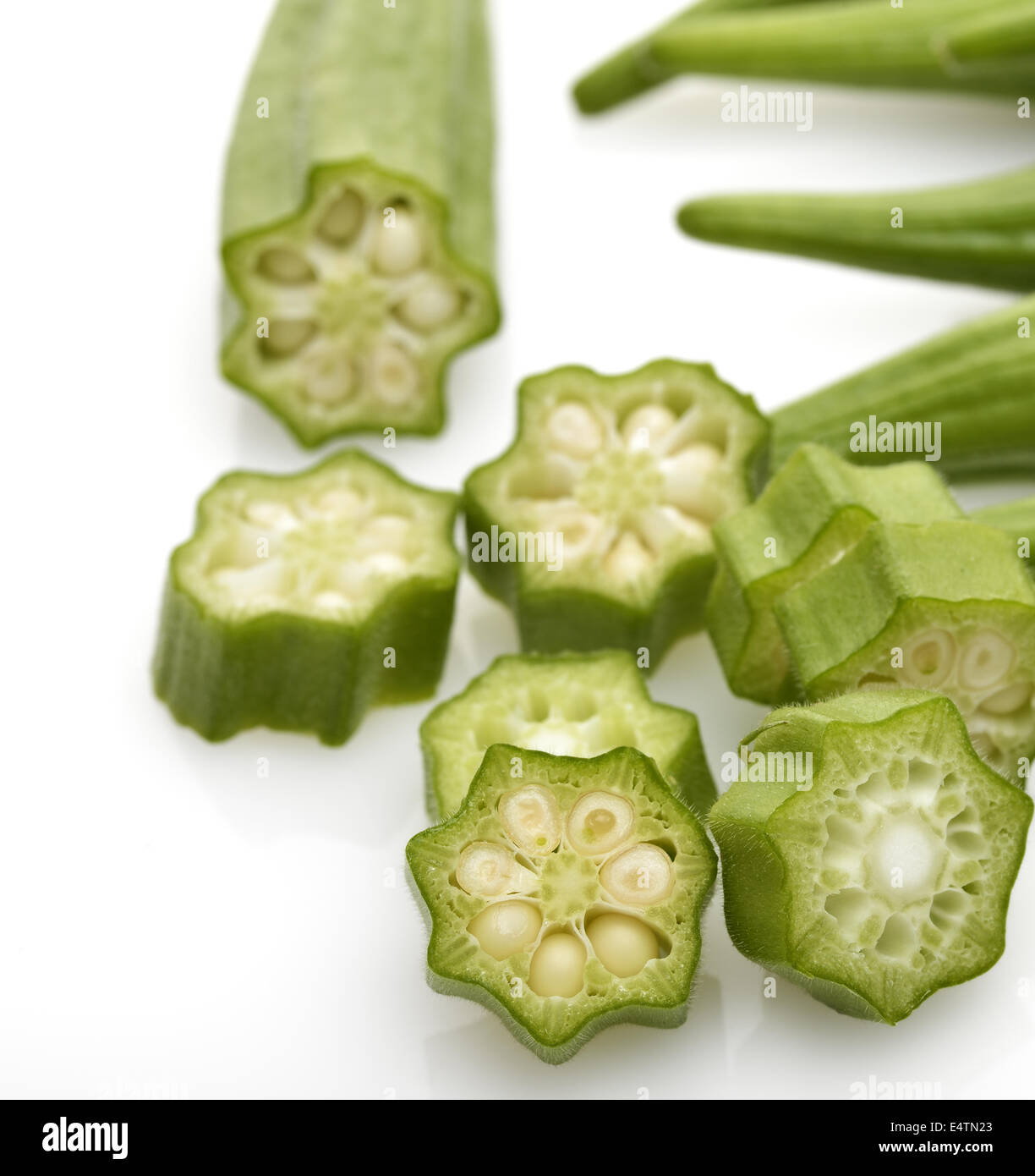 Okra seeds hires stock photography and images Alamy