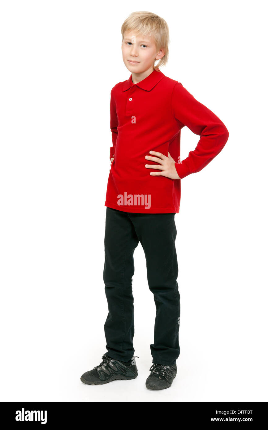 Portrait of a boy aged 10 years Stock Photo Alamy