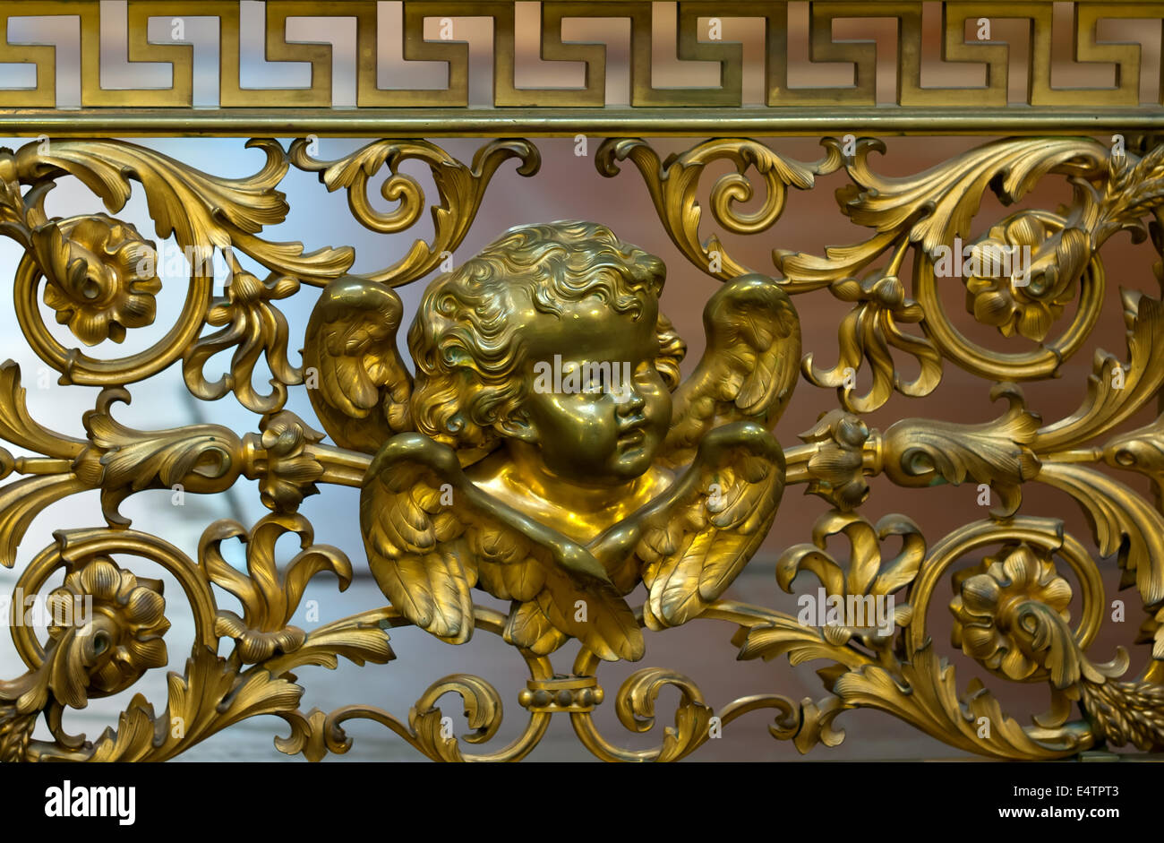 Holy Angel Pattern pattern in the angel of the church Stock Photo - Alamy