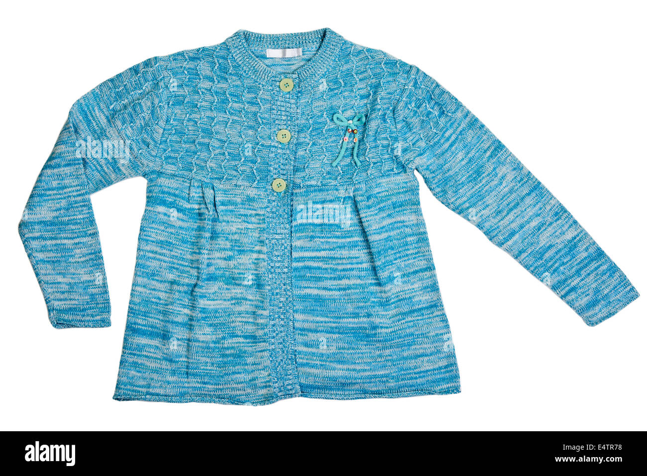 knitted blue sweater Stock Photo - Alamy