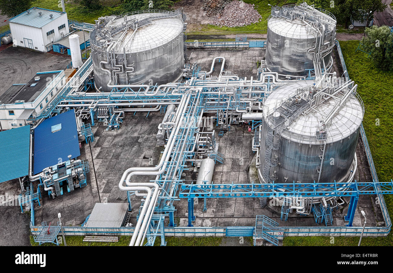 Industrial gas station hires stock photography and images Alamy