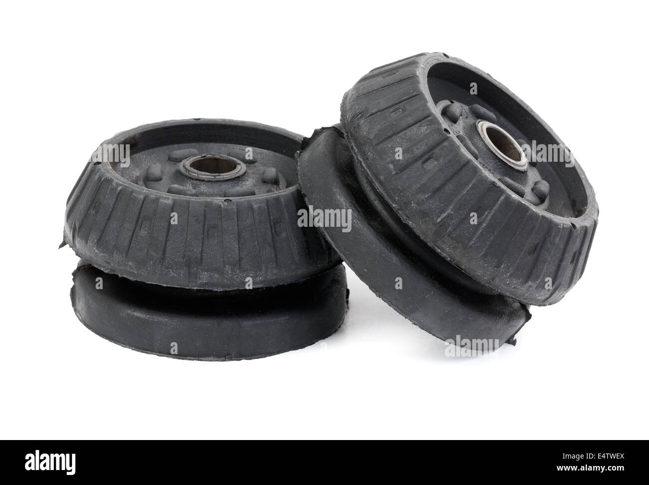 Black support bearing shock absorber car Stock Photo