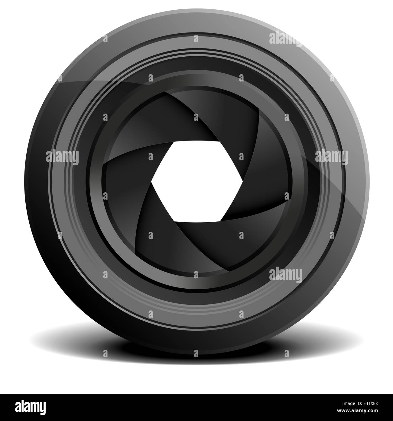 Telephoto Lens Isolated Stock Photo Alamy