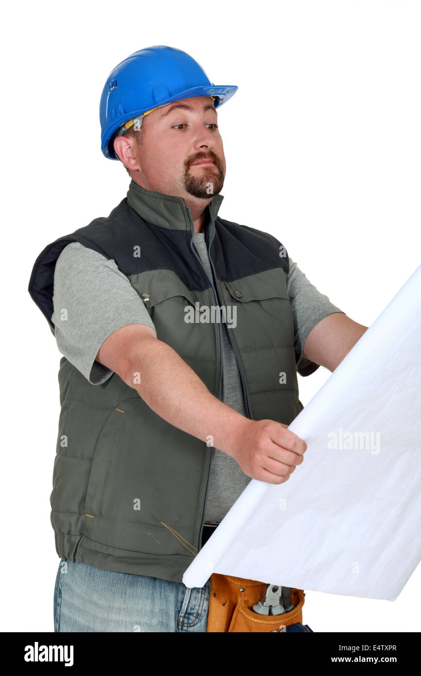 Filing Foreman Master foreman checking construction project hi-res stock photography ...