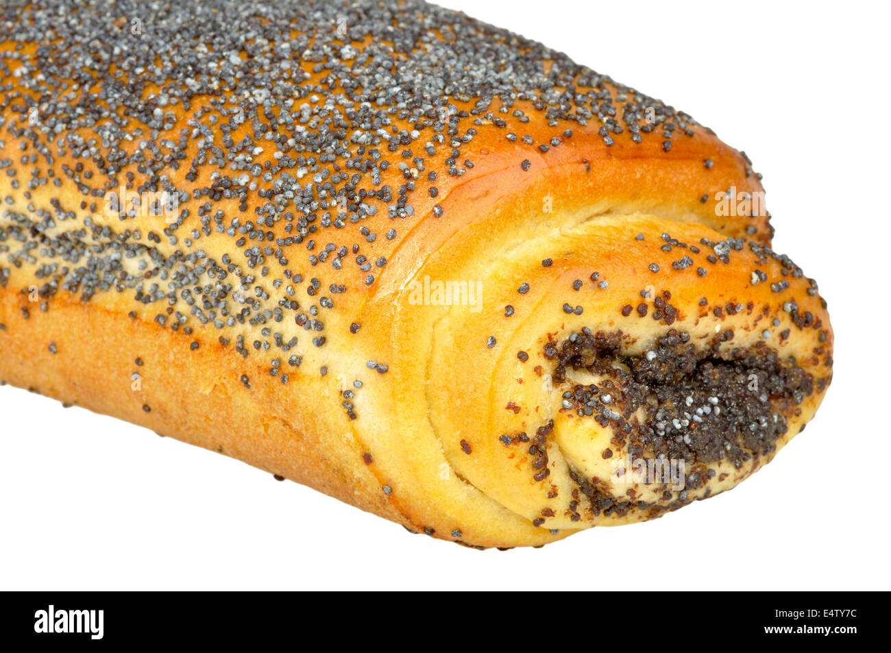 bun with poppy seeds Stock Photo Alamy
