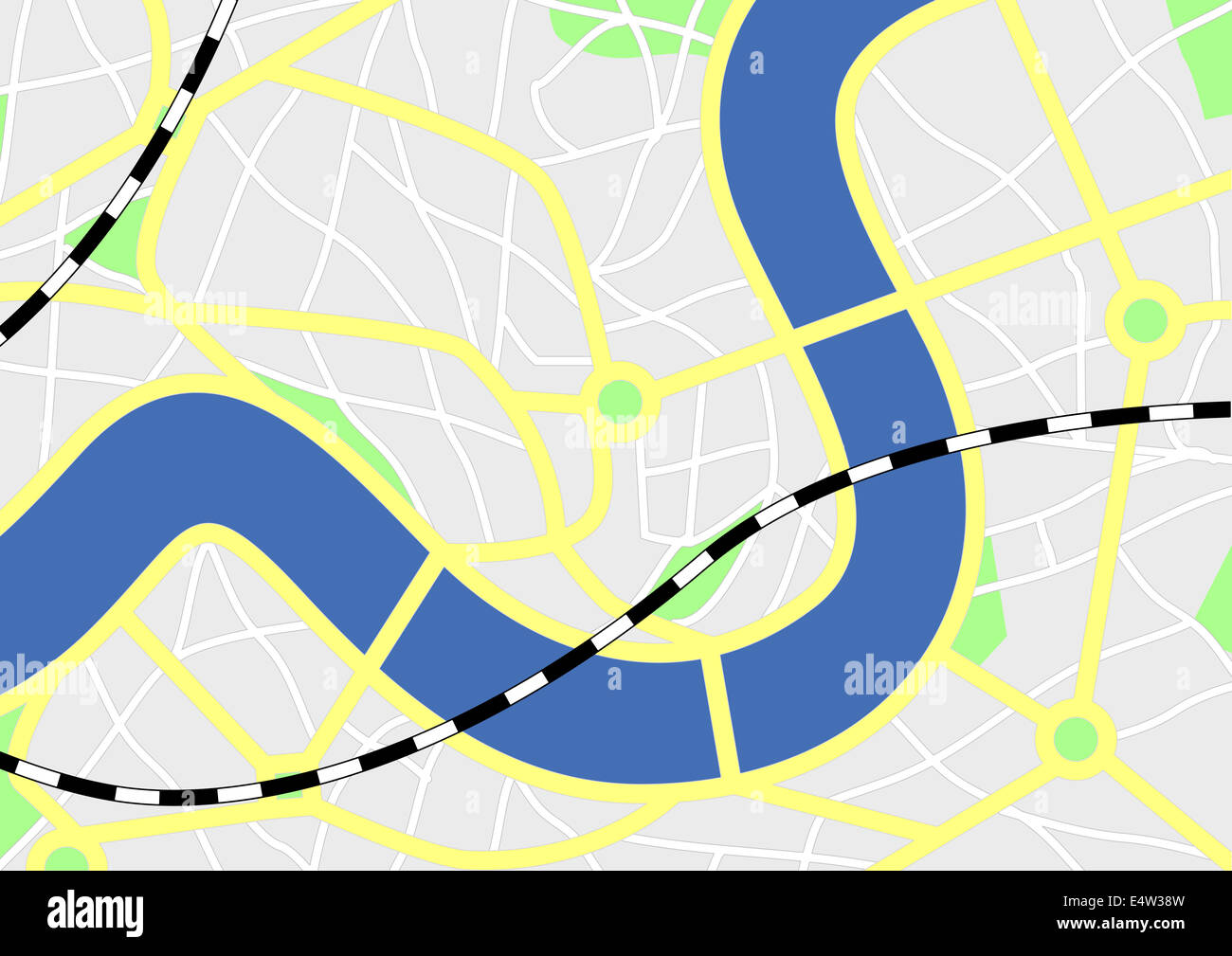 City map plan pattern hi-res stock photography and images - Alamy