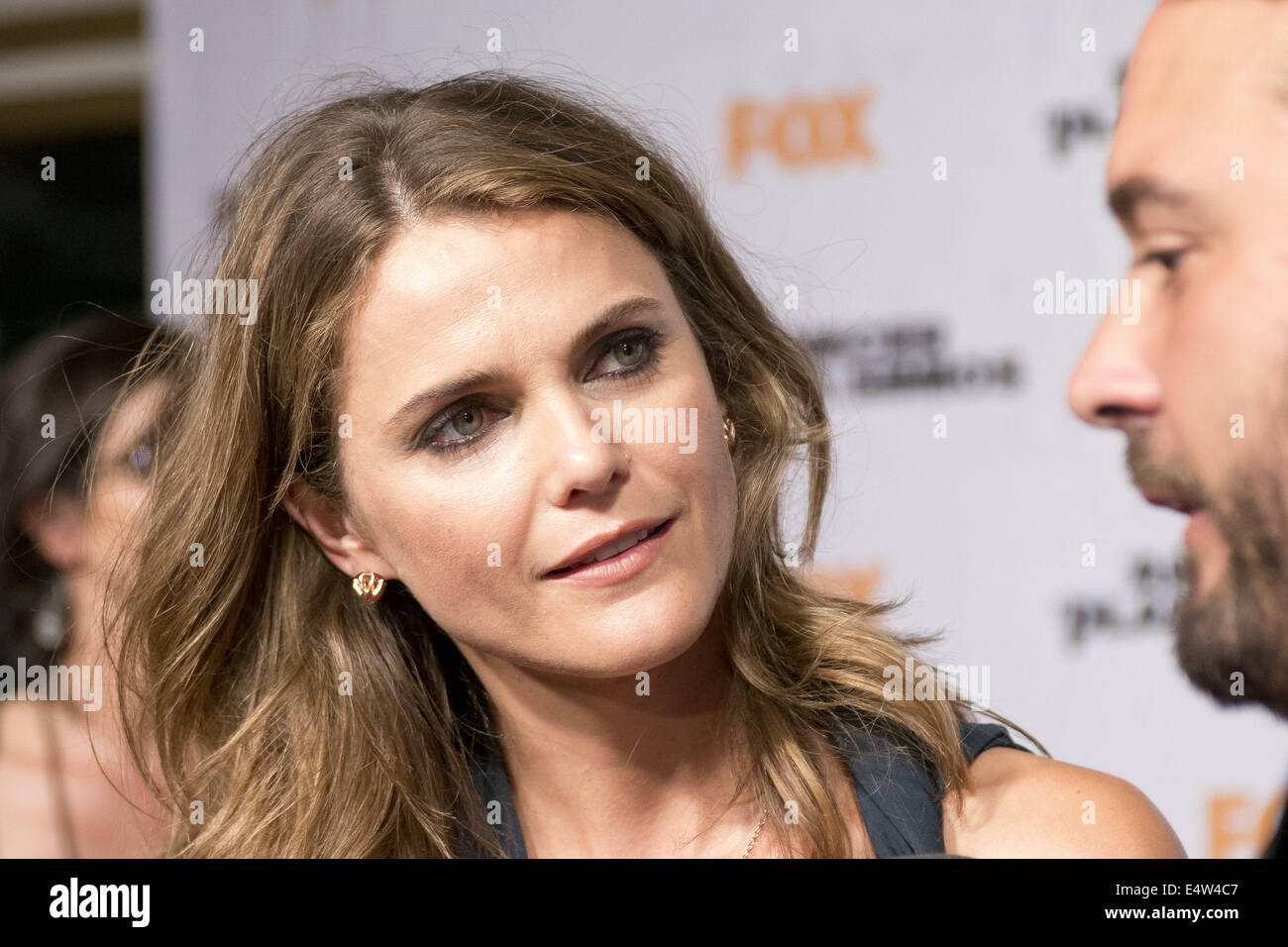 Madrid, Spain. 16th July, 2014. Actress Keri Russell attends the ''Dawn of the Planet of the Apes'' (Amanecer en el Planeta de los Simios) premiere at the Capitol cinema on July 16, 2014 in Madrid, Spain. Credit:  Oscar Gonzalez/NurPhoto/ZUMA Wire/Alamy Live News Stock Photo