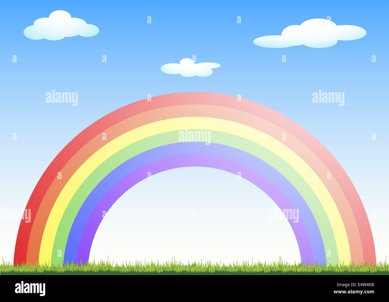 Rainbow clipart hi-res stock photography and images - Alamy